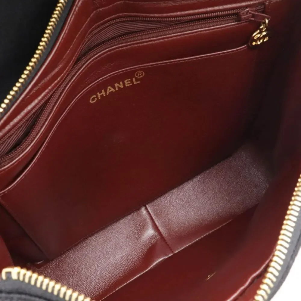 Chanel Matelasse Chain Backpack Cotton Jersey Leather
